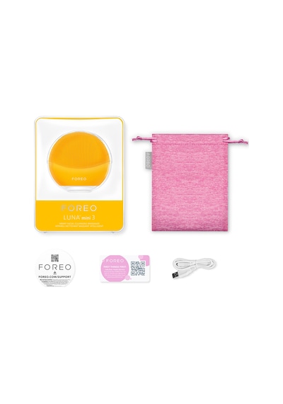 Foreo LUNA Mini 3™ Yüz Temizleme ve Masaj Cihazı Sunflower Yellow