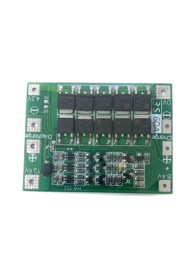 Hw-552 3s 60a Li-ıon / Lityum Pil Şarj Koruma Ve Dengeleme Bms Kartı