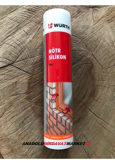 Würth Nötr Koyu Gri Silikon Güçlü Yapıştırıcı Silikon 310ml Diğer