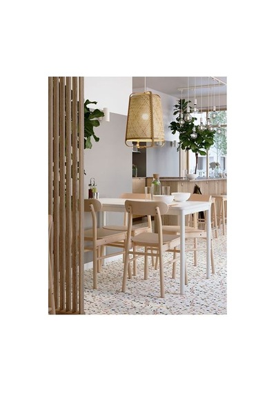 Ikea Knıxhult Sarkıt Lamba, Bambu