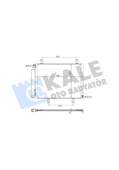 Klıma Radyatoru Kurutuculu Suzukı Jımny 4x4 A6g 1.5 18 430x352x12