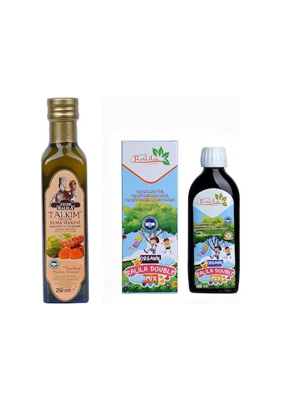 Ralila Organik Double Mix Zencefil Zerdeçal Mix Seti 150 ML