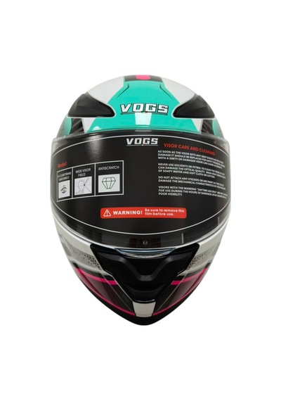 Ws-210 Güneş Vizörlü Çene Açılır Kask Beyaz-yeşil Turuncu Şeffaf Vizörlü İtaly Dizany Çok Renkli