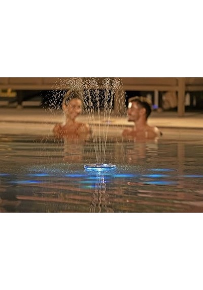 Floatbright Havuz Fıskiyesi, Güneş Enerjisiyle Çalışan Led Işık, Çap 19,5 X 18,2 X 6,8 Cm, Ip67, 7 Renkli, 9