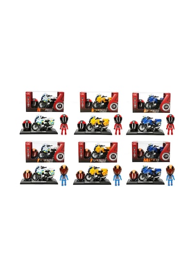 1:14 Sesli Ve Işıklı Çek Bırak Motosiklet Mavi
