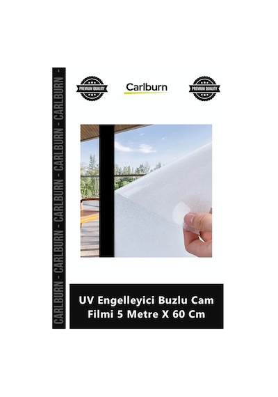 Özel Üretim Kaliteli Gizlilik Sağlayan Kaplama Uv Engelleyici Buzlu Cam Filmi 5 Metre X 60 Cm