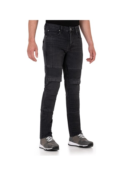 Iron Shield Flexi Korumalı Motosiklet Kot Pantolonu Erkek