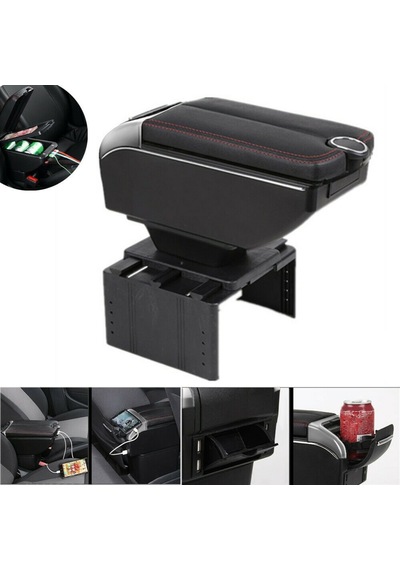 Oto Kolçak Kol Dayama 7 Usb Girişli Tüm Araçlara Uyumlu Kolçak