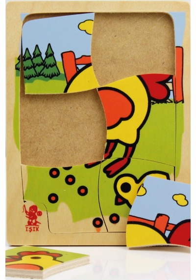 Tavuk Ahşap Puzzle