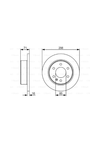 Mercedes Sprinter 316 Cdı 2.1 2009-2015 Bosch Arka Disk 2 Adet
