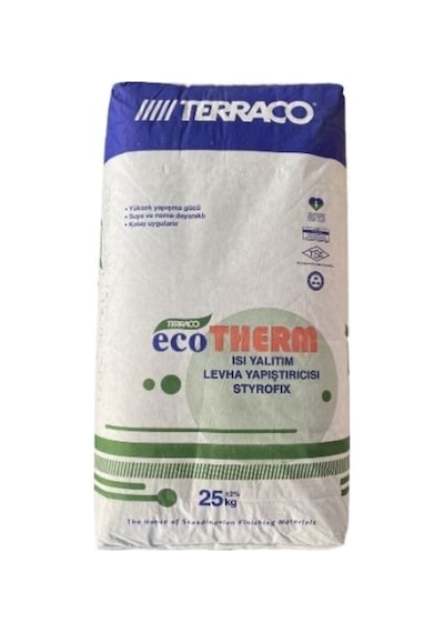 Ecotherm Styrofix Isı Yalıtım Levha Yapıştırıcısı 25 Kg