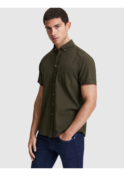 Pierre Cardin Erkek Haki Gömlek Kısa Kollu 50320933-vr027