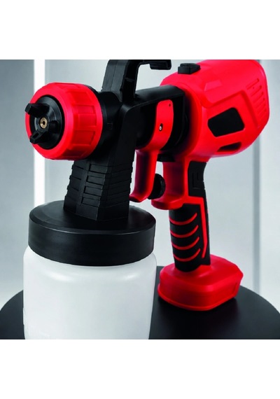 21v Şarjlı Kablosuz Boya Püskürtme Tabancası 800 Ml Hazneli Ergonomik Tasarım