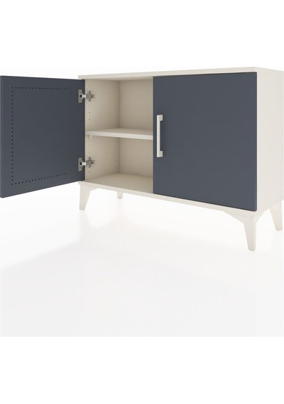 Arges Şifonyer Tek Raflı 2 Kapaklı 88x30x64 Aytaşı-antrasit Aytaşı