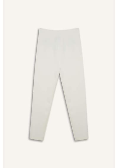 DeFacto Carrot Fit Crop Kumaş Pantolon Fermuarlı Yüksek Bel Dar Paça C2466AX25SPER105