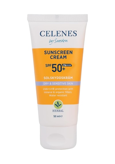 Celenes By Sweden Herbal Güneş Kremi Kuru Ve Hassas Ciltler Spf 50+ 50ml, 5160155 Sku: Mır8690010441188