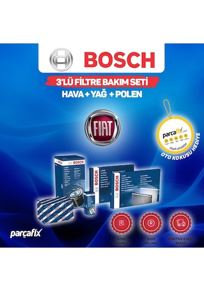 Fiat Albea 1.3 Multijet Bosch  3'Lü Filtre Bakım Seti 2004-2011