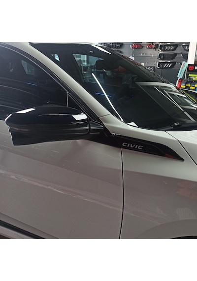 HONDA CİVİC FC5-FK7 2016-2021 UYUMLU PİANO BLACK ÇAMURLUK VENTİ