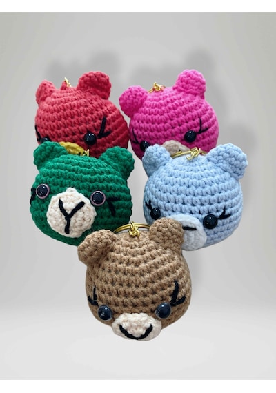 Amigurumi Anahtarlık 7-8 Cm Sevimli El Örgüsü Hediyelik Anahtar Ve Çanta Aksesuarı 46674307