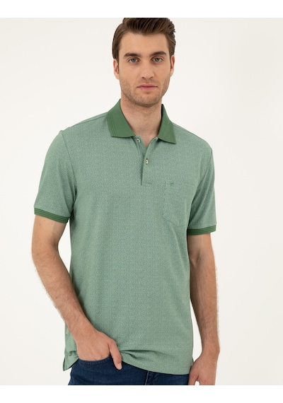 Pierre Cardin Erkek Haki Tişört 50288681-vr027 Haki