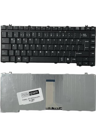 Toshiba Uyumlu Satellite L450-16e, L450-16k, L450-16l, L450-16n Klavye Tr Siyah