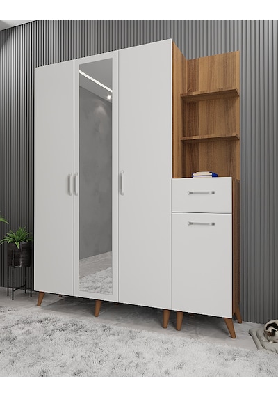 Açelya Portmanto Vestiyer Ayakkabılık Cb 180cm - Montaj Dahil M3