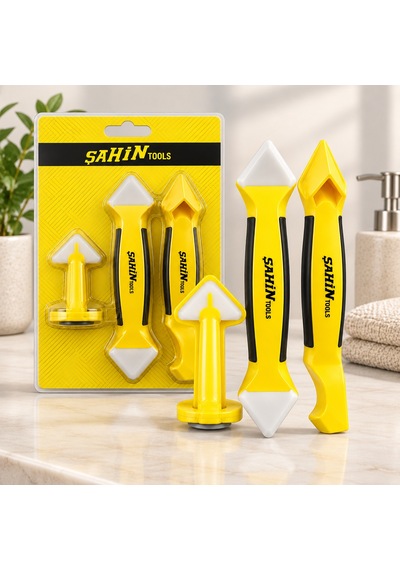 Silikon & Mala & Derz Kazıyıcı Set 3pcs