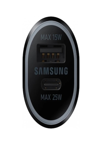 Samsung Uyumlu Ep L4020n Hızlı Araç Şarj Aleti 25w + 15w Siyah