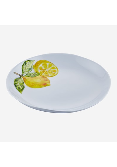 Beyaz Melamin Yemek Tabağı 28 Cm