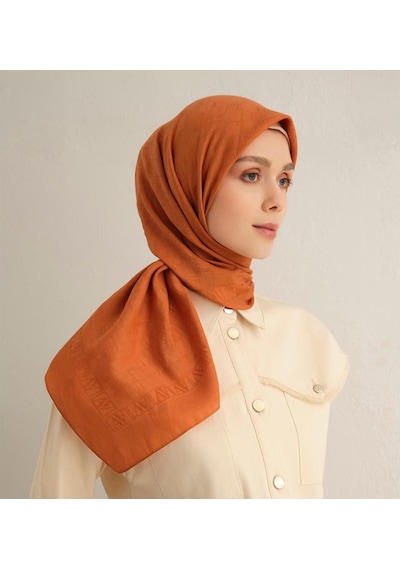 Armine S00oa0444439 43 Armine Pamora Eşarp 2 Turuncu