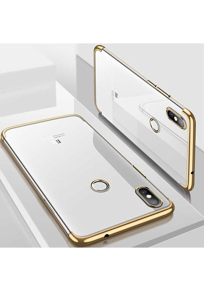Xiaomi Mi A2 Lite Ince Köşeleri Renkli Şeffaf Kaliteli Kılıf