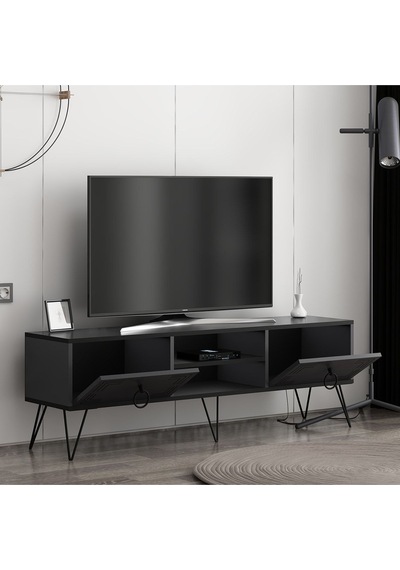 Milestone Tv Ünitesi - Antrasit / Siyah Antrasit