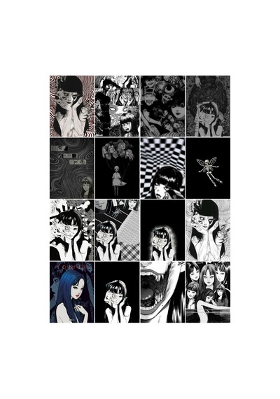 Gotik Karakter- Tommie Çoklu 16'lı Sticker Seti Diğer
