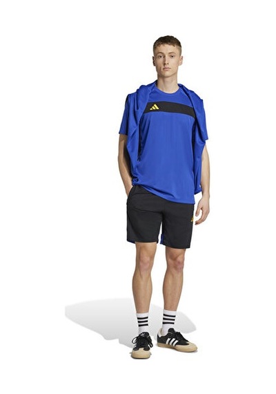 Adidas Tiro Es Jsy Erkek Futbol Antrenman Tişörtü Jw4613 Mavi Mavi