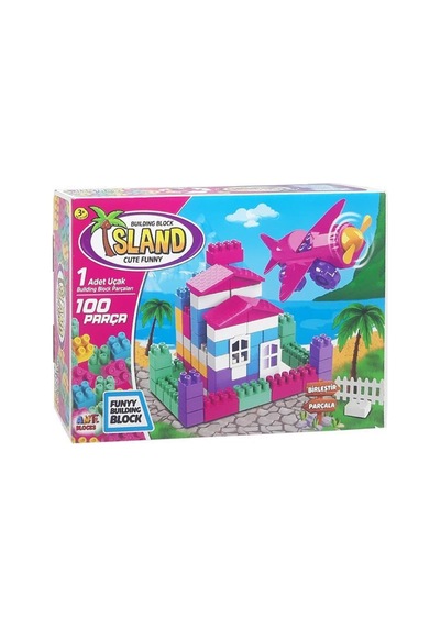 Asya Oyuncak Ant Block 100 Parça Island Ant 010