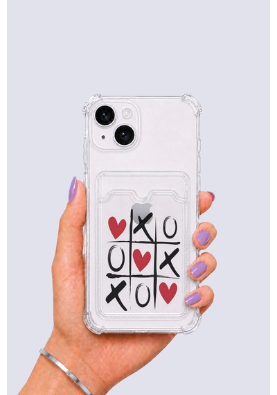 iPhone Uyumlu 13 Kartlıklı Xoxo Desenli Kılıf Mh-hs3583-6271