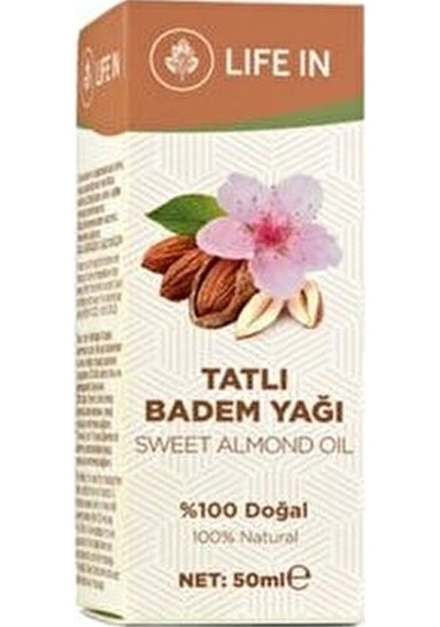 Life İn Tatlı Badem Yağı 50 ML