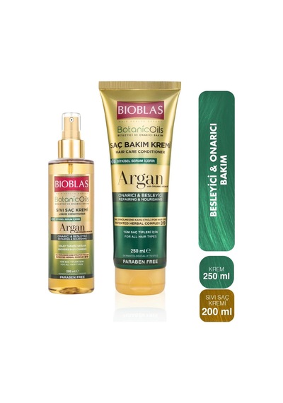 Botanics Oil Argan Yağlı Saç Bakım Kremi 250ml - Sıvı Saç Kremi Hediye