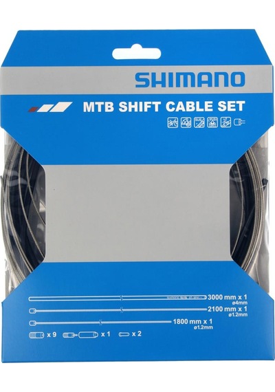 Shimano Polymer Coat (xtr Seri) Mtb Vites Kablo Seti Siyah (y01v9 Siyah