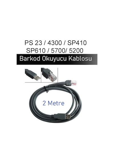 Kablo-Perkon Tiger Ps 4300/Ps 5200 /Ps 5700 Okuyucu Kablosu