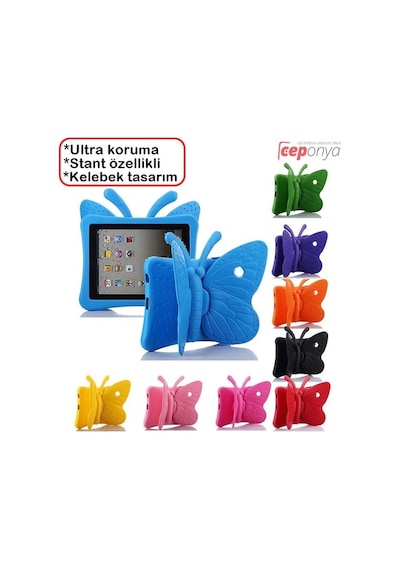 Apple Uyumlu iPad 2 3 4 5 6 10.5, Air 2, Mini 2 3 4 Kelebek Tablet Kılıf
