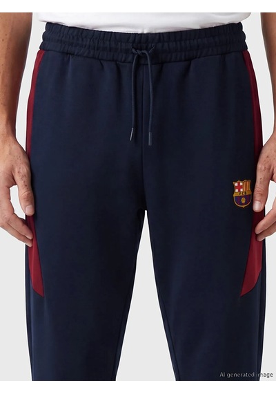Lc Waikiki Lacivert Regular Fit Barcelona Nakışlı Erkek Eşofman Altı