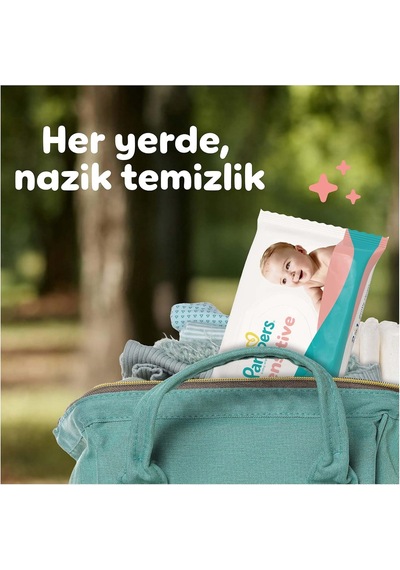 Sensitive Bebek Islak Havlu 12 Paket 960 Yaprak 1000'li Set