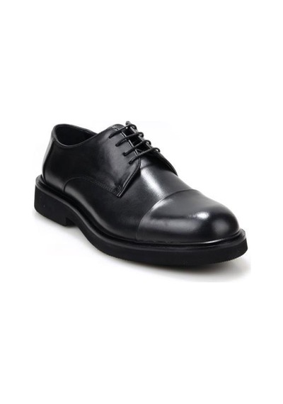 Pisagor Ps-74749 Hakiki Deri Erkek Exclusıve Oxford Günlük Ayakkabı Siyah
