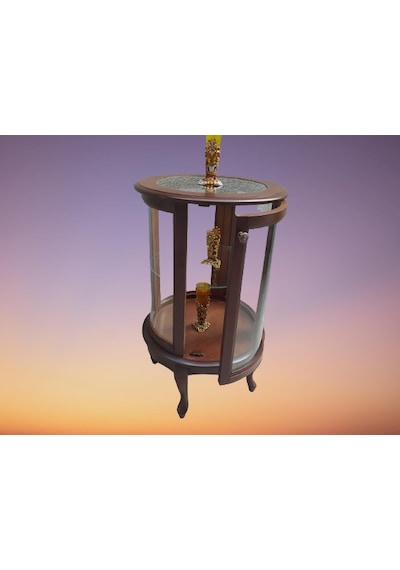 Bengimobilya Gümüşlük Yuvarlak Model 120 Cm Parlak Ceviz Kayın Lükens Aslan Ay (482399037) Bengimobilya Gümüşlük Yuvarlak Model 120 Cm Parlak Ceviz Kayın Lükens Aslan Ay (482399037)