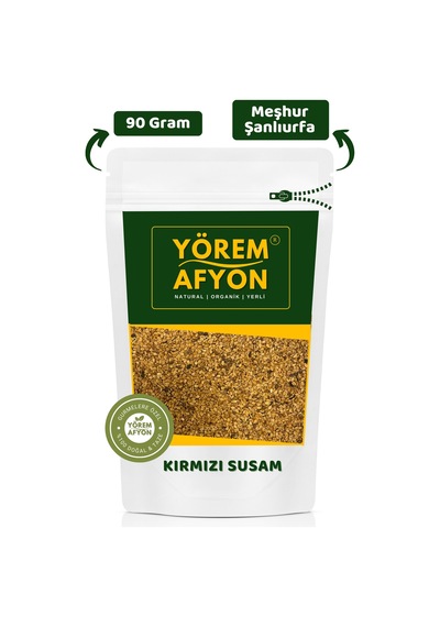 Meşhur Şanlıurfa Yöresinden Yerli Mahsul Doğal Kırmızı Susam Sesamum Indicum 90gr.