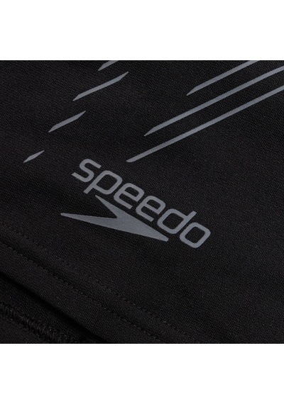 Speedo Hyperboom Placement Aquashort Erkek Yüzücü Mayosu Siyah