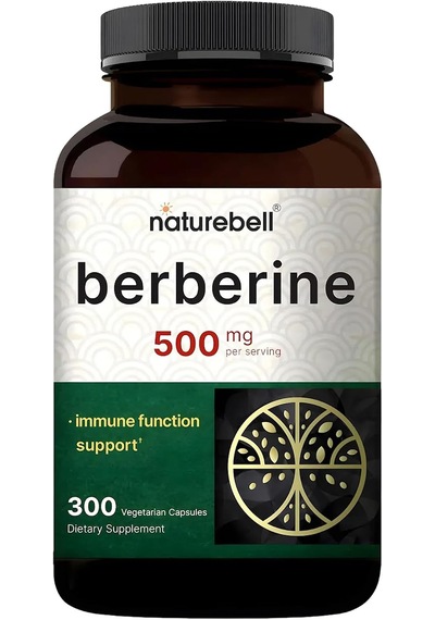 Naturebell Berberine 500mg - 300 Capsules Orijinal Ürün Dmmedicineden