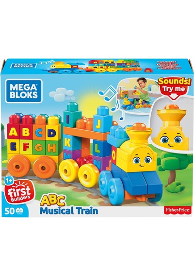 Fwk22 Mega Bloks Müzikli Alfabe Treni 50 Parça +1 Yaş