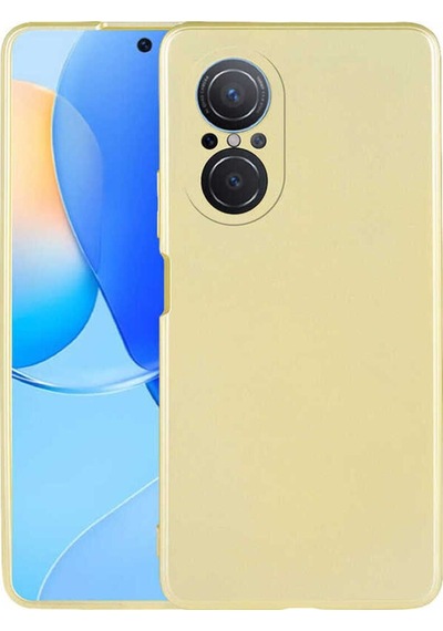 Huawei Nova 9 Se Kılıf Zore Premier Silikon Kapak Gold